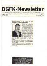 DGFK-Newsletter, Industrie-Kredit Bank Berlin, "Ausstellungserffnung u.a. mit Arbeiten von Heinz Sterzenbach..."