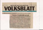 Reinickendorfer Volksblatt, Fontane-Haus, "Fontanes Landschaft gemalt"