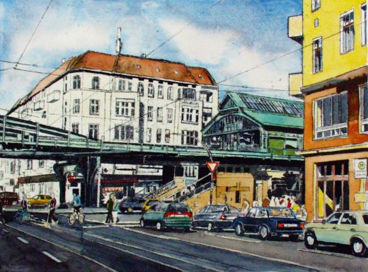 U-Bhf. Eberswalder Straße Zwischen 1950 und 1991 hieß es hier noch "Dimitroffstraße".