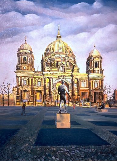 Berliner Dom Hauptwerk des wilhelminischen Kirchenbaus, er wurde 1894-1905 von Julius und Otto Raschdorf im Auftrag von Kaiser Wilhelm II erbaut.