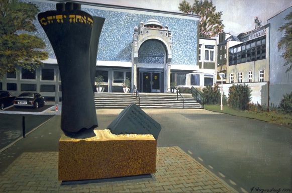 Jüdisches Gemeindezentrum Jüdisches Gemeindehaus Baudenkmal
Fasanenstraße 79-80, 10623 Berlin; Tel 880 28-0. Dieses Gebäude ist mehrfach zerstört worden