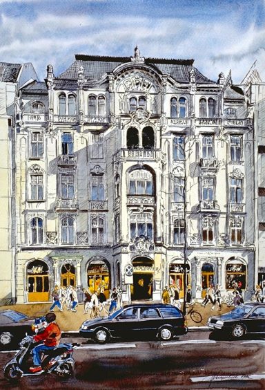 Kurfürstendamm 234 Ehem. Café Möhring, jetzt: Hennes & Mauritz,