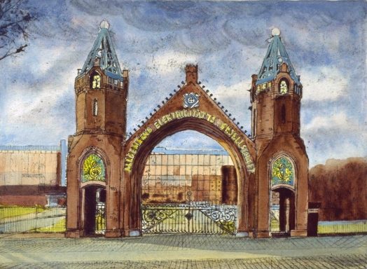 Beamtentor (2) der AEG Bauzeit: 1896-1897, Architekt: Franz Schwechten.