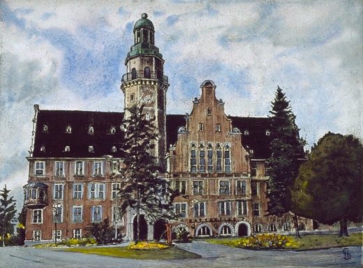 Rathaus Reinickendorf Das Rathaus Reinickendorf in Wittenau gehört mit seinem 55 m hohen Turm zu den Wahrzeichen des Bezirks.