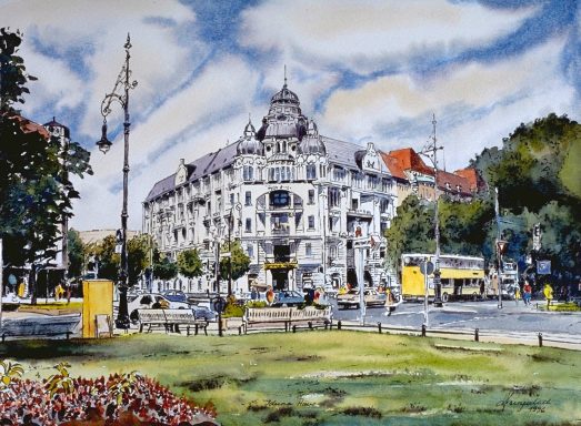 Iduna Haus Kurfürstendamm 59/60 / Ecke Leibnizstraße, 10707 Berlin
Erb. 1905-07 von Hans Toebelmann und Henry Gross (Architekten und Bauherren).